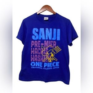 Vintage One Piece Sanji Premier T Shirt Size Small Universal Studios Japan EDT